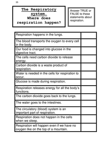 Unit 9b RESPIRATION 7