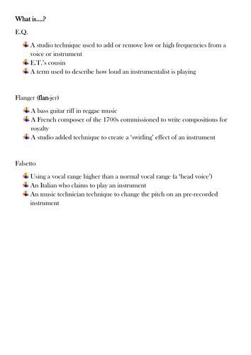 Buckley key term matching