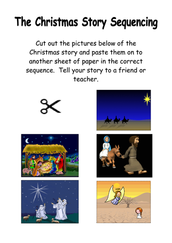 The Nativity Story Sequencing | Teaching Resources