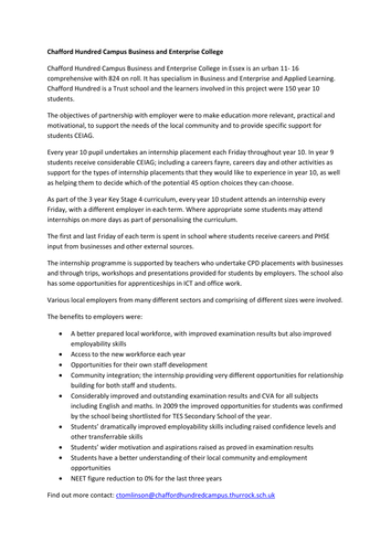 Chafford Hundred Campus Case Study