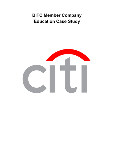 citi assessment centre case study