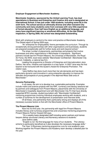 Manchester Academy Case Study