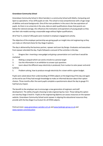 Greendown Community School Case Study