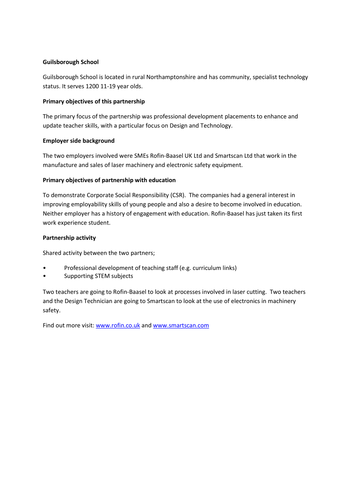 Guilsborough School Case Study