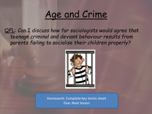 Age & Crime lesson