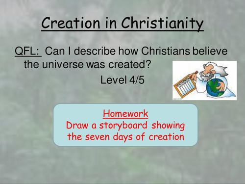 Level 3/4 - Creation in Christianity & Islam