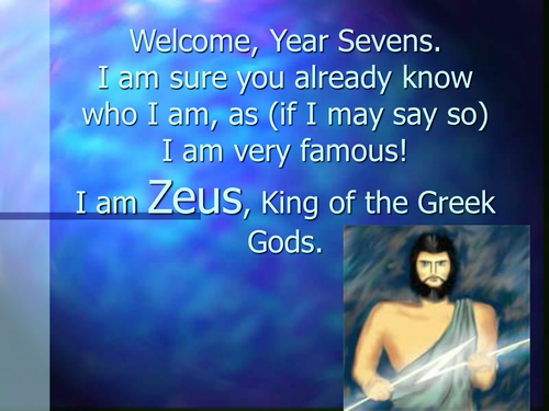 Myths and legends activity