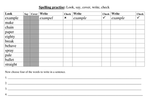 2 booklet handwriting by sheet primaryteacheruk cover, Look, check write,