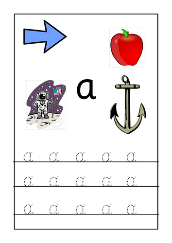 Letters and Sounds Phonics 'a' | Teaching Resources