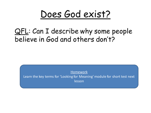 essay does god exist
