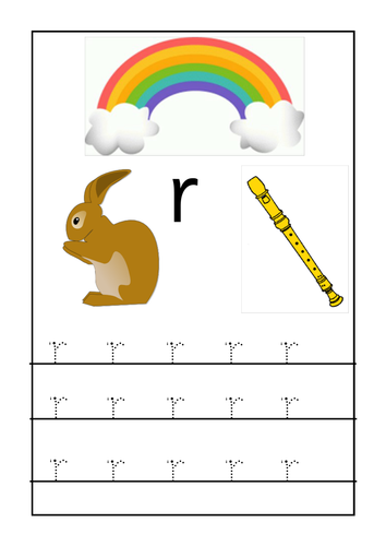 letters and sounds phonics r teaching resources