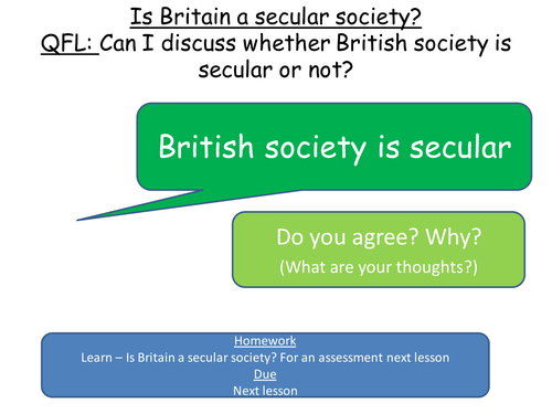 Is Britain a secular society?