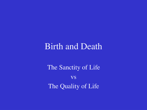 Birth and Death