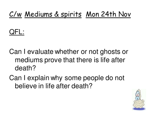 Matters of life and death - mediums
