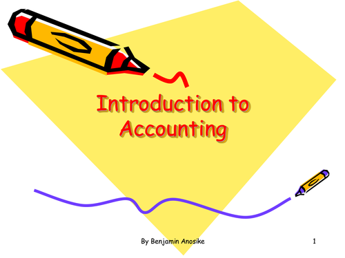 Intro 2 Accounting and Users of Accounting info