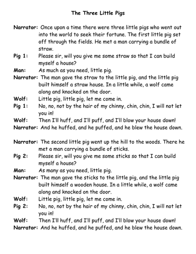 play script for kids