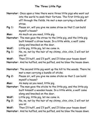 Play Script For Kids