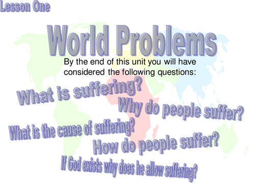 World Problems/ Solutions