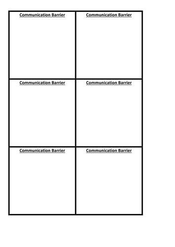 Communication Lesson Plan & resources
