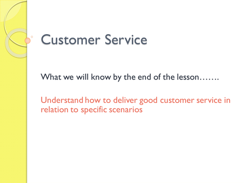 Customer Service Traits