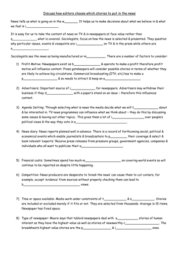 How editors choose which stories to put in news
