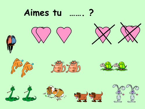Aimes tu les animaux? - additional resources