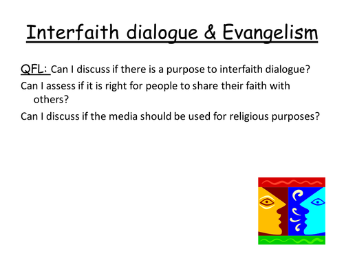 Interfaith dialogue & evangelism