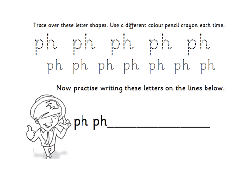TES Phonics Does Handwriting - ph