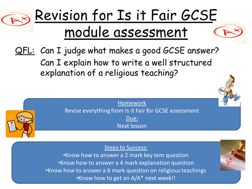 Is it fair revision lesson