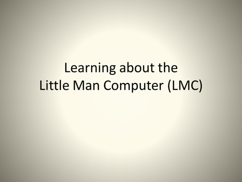 Little Man Computer Introduction