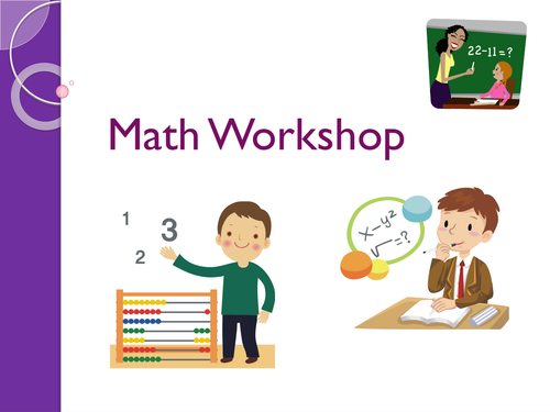 Maths Workshop PPT for parents