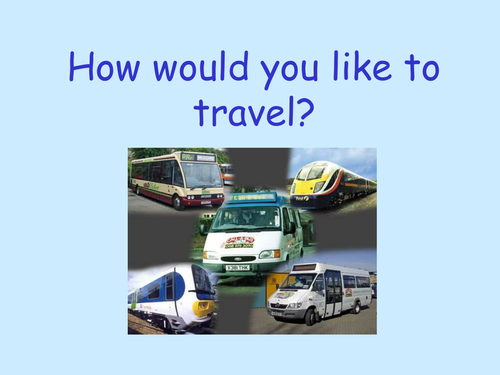 Powerpoint about different forms of travel
