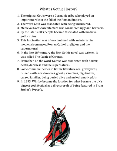 Gothic introduction essay