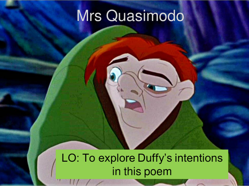 Mrs Quasimodo
