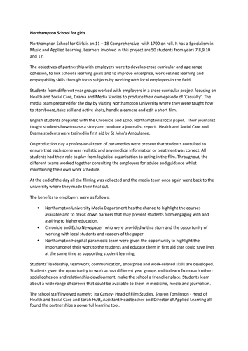 Northampton School for girls