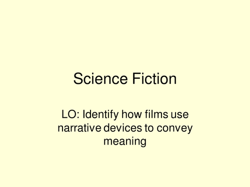 Sci fi film introduction