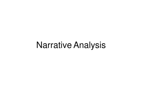 Narrative theory
