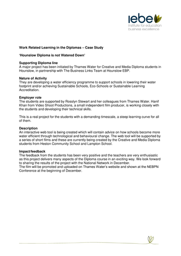 Thames Water Case Study