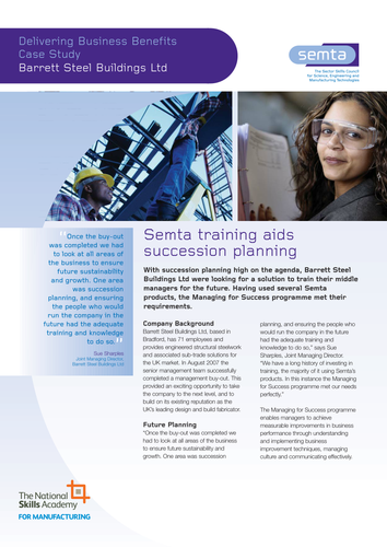 Barrett Steel Case Study