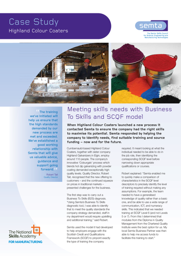 Highland Colour Case Study