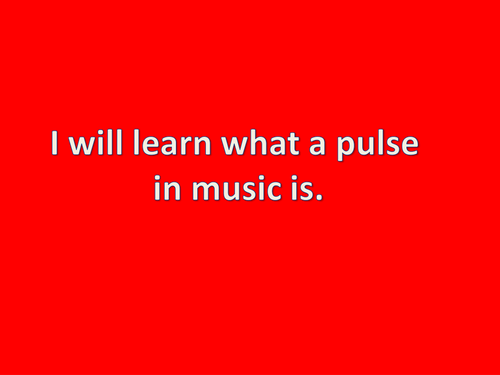 Understanding the  pulse in music