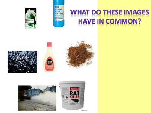 Chemicals in a cigarette