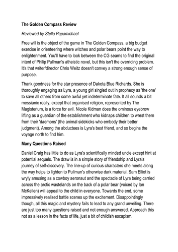 Writing for Moving Images