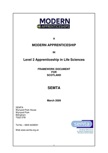 Level 2 Apprenticeship in Life Sciences