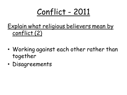 Conflict 2011