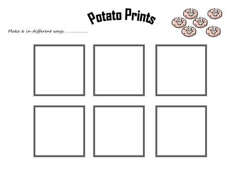 Potato prints | Teaching Resources
