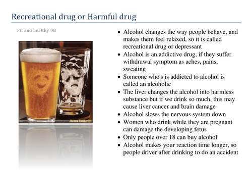 recreational-drug-or-harmful-drug-teaching-resources