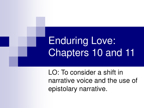 Enduring Love - chapter 10 and 11