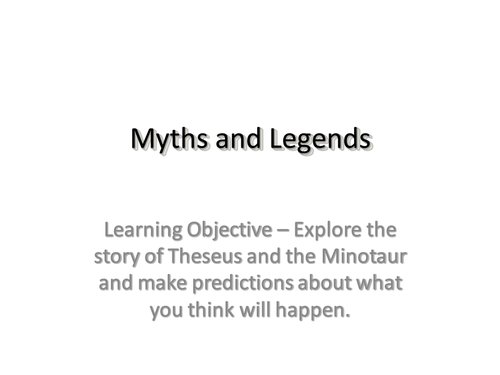 myths and legends intro