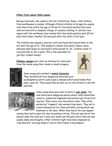 Oliver Twist child labour